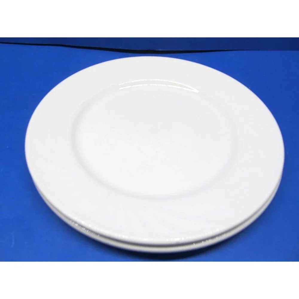 Dudson Olympus White Bread Plates 6 3/8